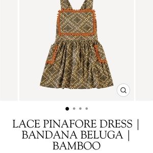 Kate Quinn lace pinafore dress